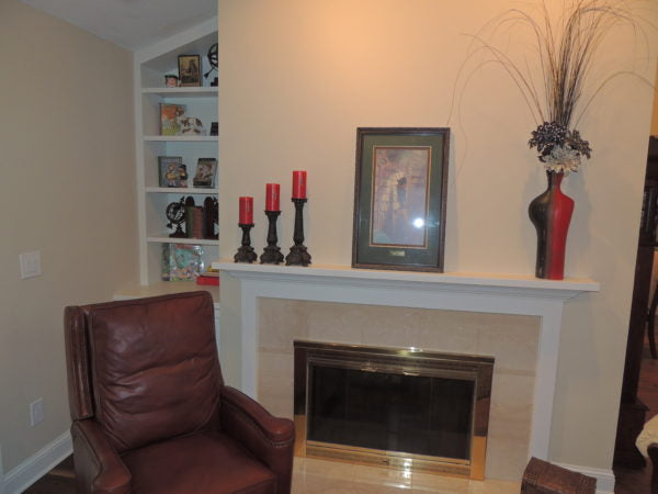 Fireplace and Mantle Refinish